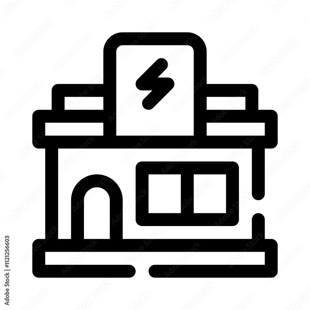 Electronics Store line icon Electronics Store line icon