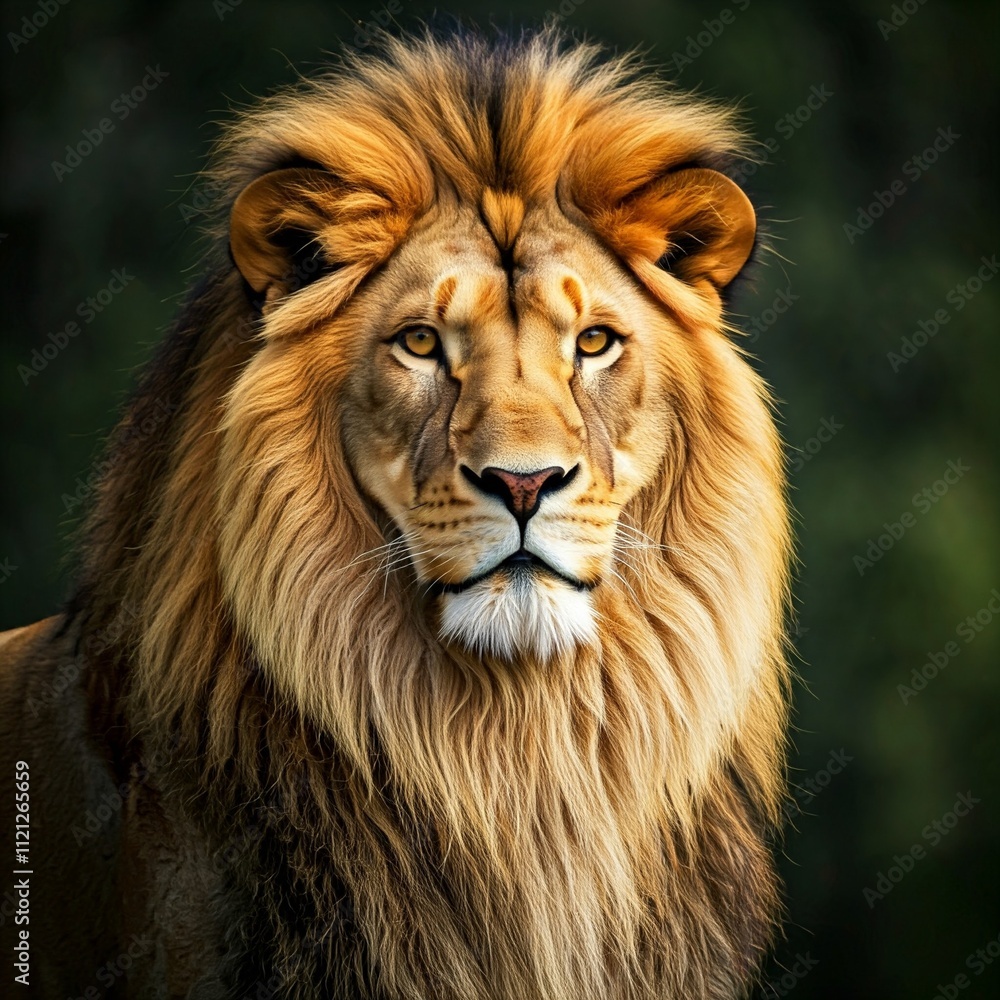 Fototapeta premium close up portrait of a lion