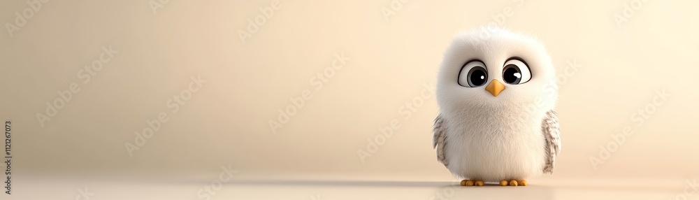 Captivating white owl portrait, a majestic symbol of wisdom and tranquility in pristine serenity Captivating white owl portrait, a majestic symbol of wisdom and tranquility in pristine serenity