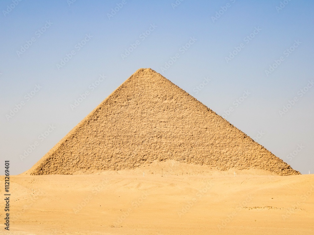 Red Pyramid King Snefru Dahshur Egypt Red Pyramid King Snefru Dahshur Egypt