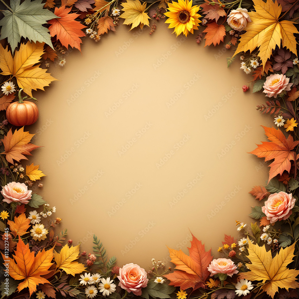 Simple thanks giving border copy space area Simple thanks giving border copy space area