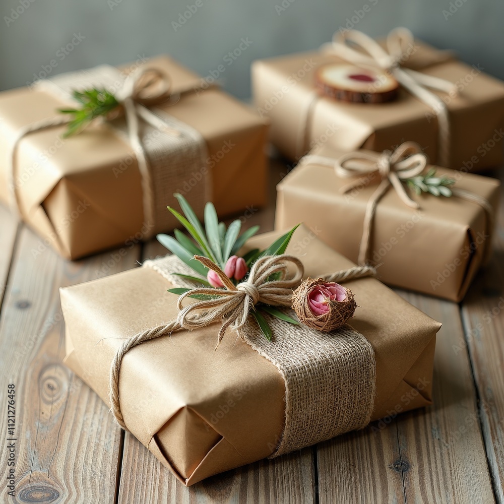 Creative Gift Wrapping Ideas Using Recycled Materials and Rustic Accents for a Unique and Natural Look this Holiday Season Creative Gift Wrapping Ideas Using Recycled Materials and Rustic Accents for a Unique and Natural Look this Holiday Season