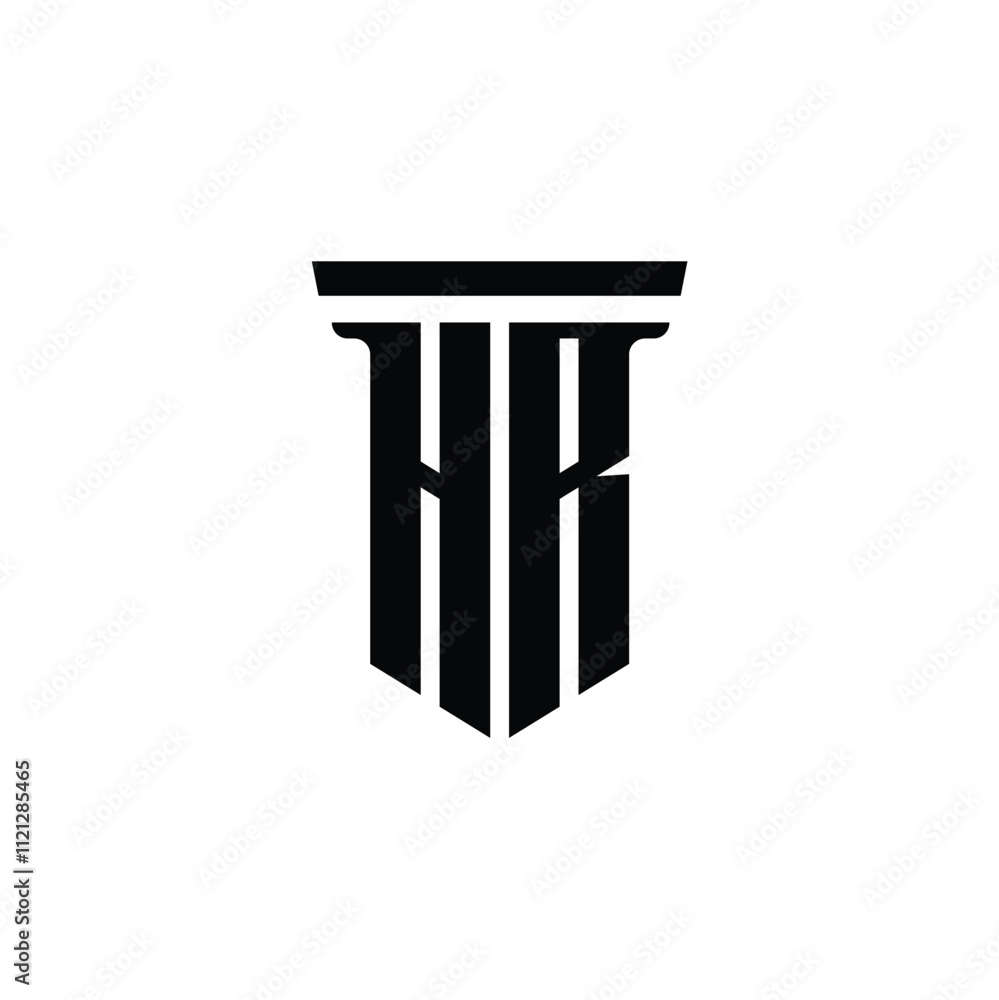 HR monogram logo design letter text name symbol monochrome logotype alphabet character simple logo HR monogram logo design letter text name symbol monochrome logotype alphabet character simple logo