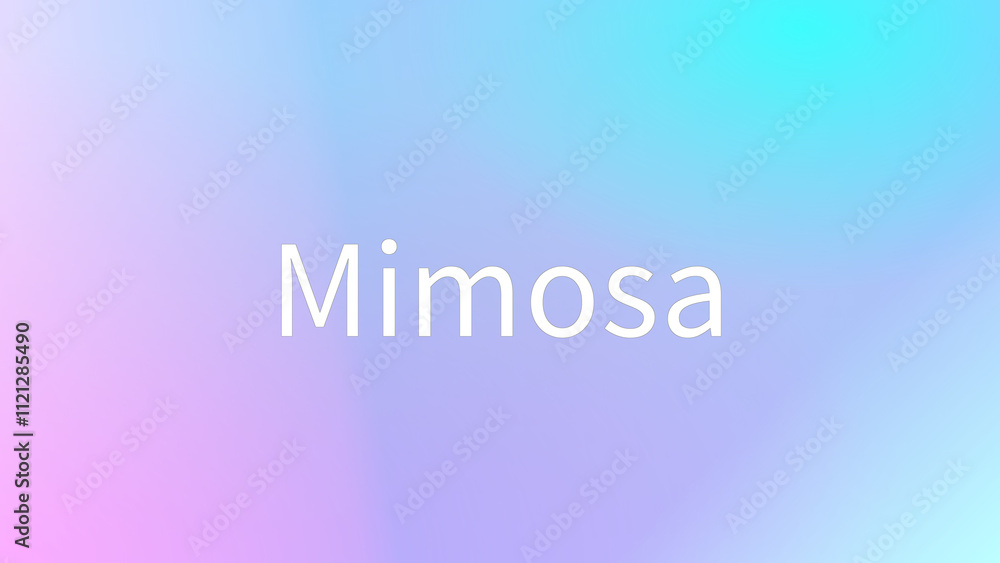 Mimosa のグラデーション背景イラスト Mimosa のグラデーション背景イラスト