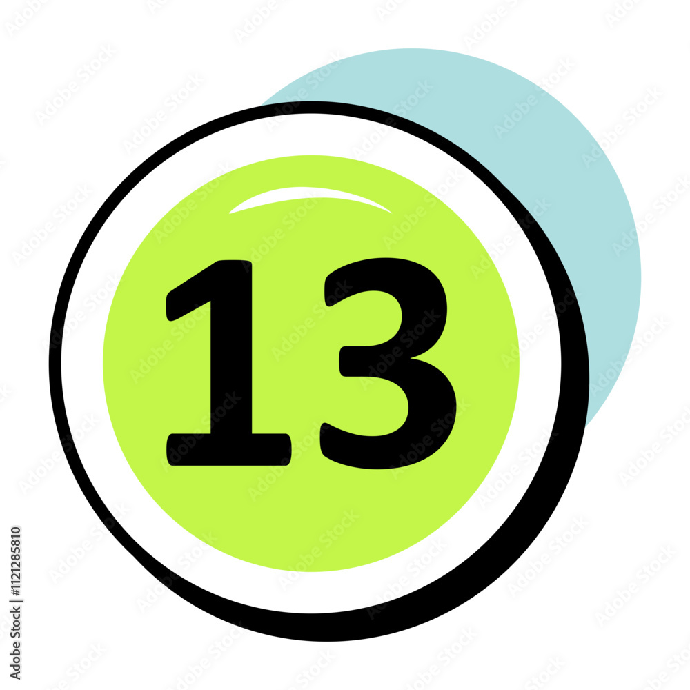 Number and Counting Circle Color Outline Icons and Illustrations Pack Number and Counting Circle Color Outline Icons and Illustrations Pack