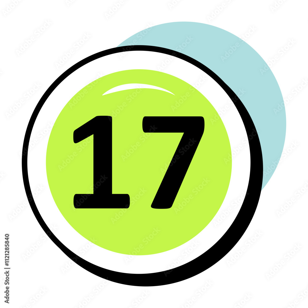 Number and Counting Circle Color Outline Icons and Illustrations Pack Number and Counting Circle Color Outline Icons and Illustrations Pack