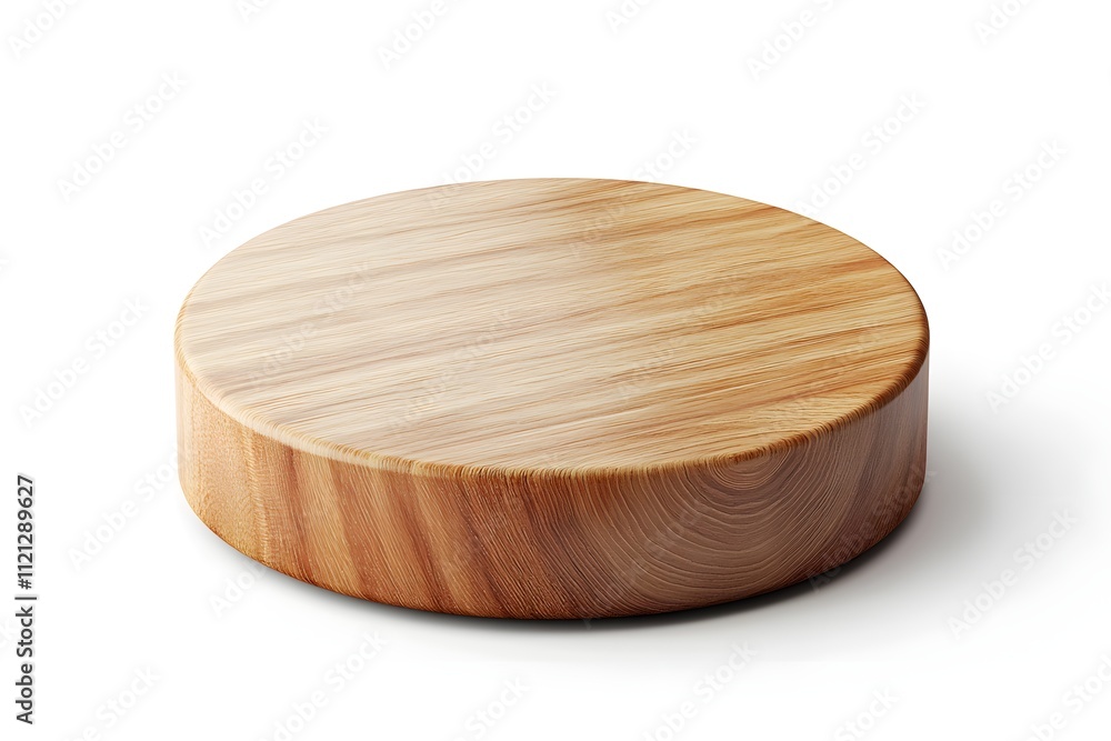 Circular Wooden Block A Natural Wood Cylinder Circular Wooden Block A Natural Wood Cylinder