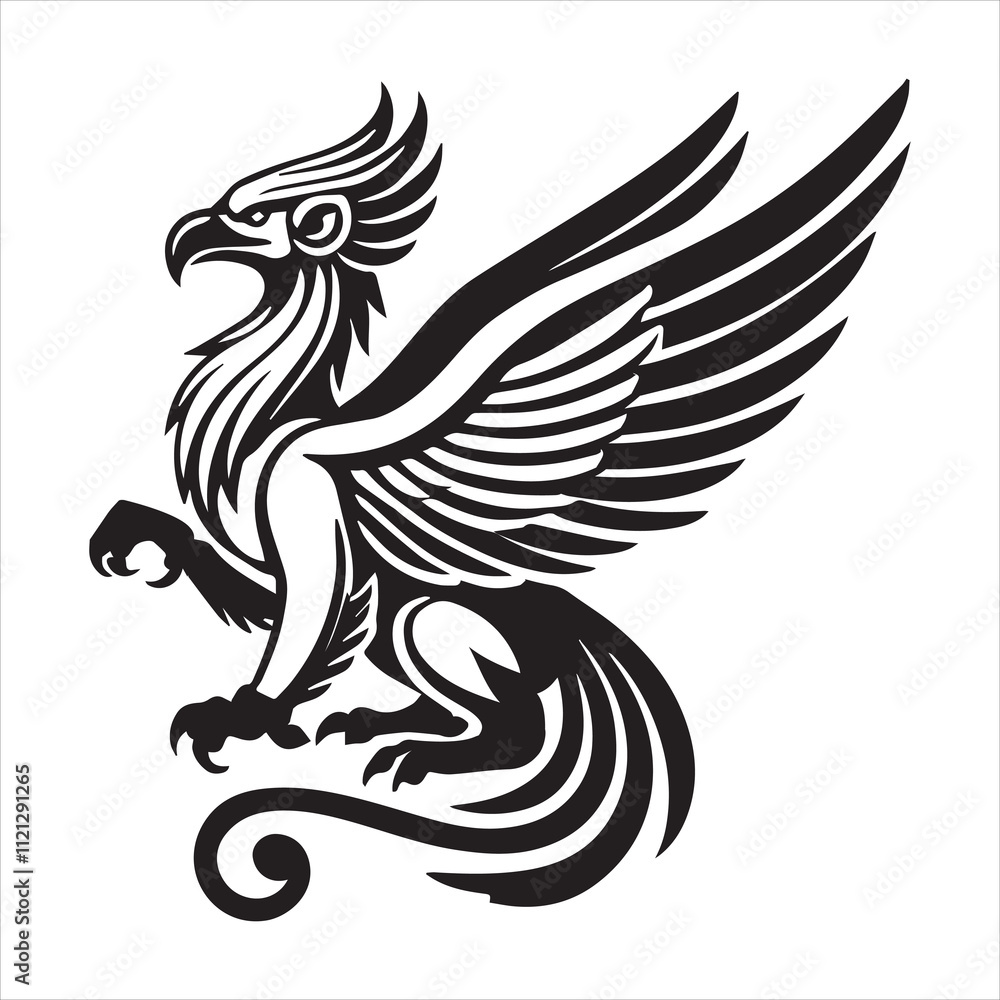 Fototapeta premium Mythical Creature Vector illustration - Legendary creature Clipart Design