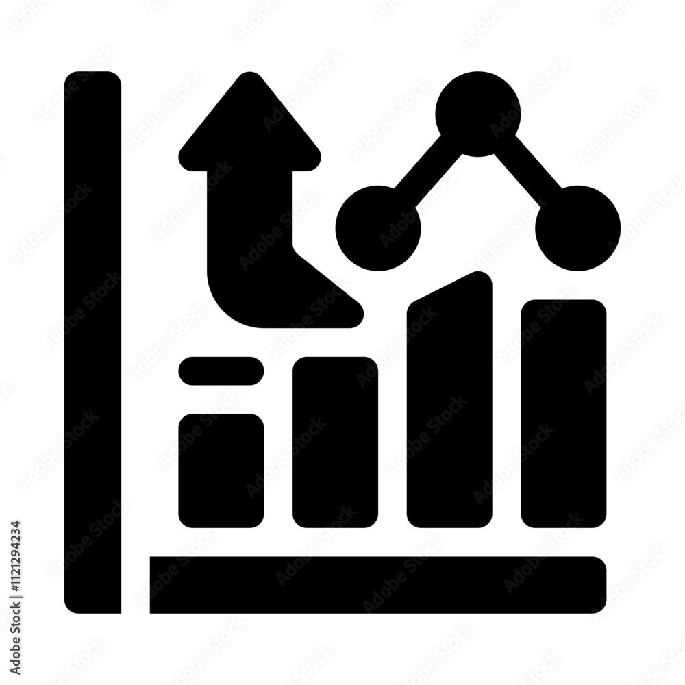 Growth Chart glyph icon Growth Chart glyph icon