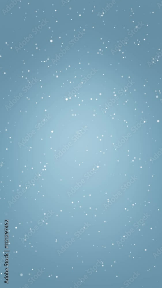 Blue Background Snowfall Loop. Snowflakes falling with a light blue background, vertical resolution.
Blue Background Snowfall Loop. Snowflakes falling with a light blue background, vertical resolution.