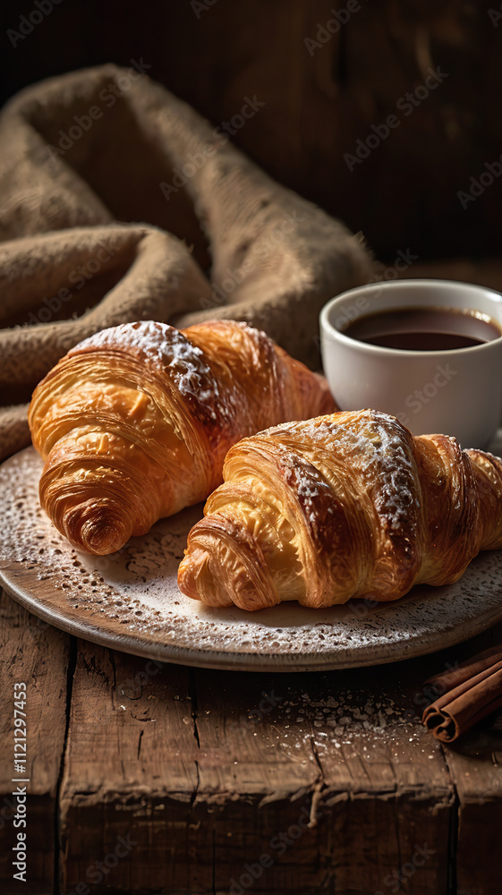 Croissant and Cappuccino Combo Croissant and Cappuccino Combo