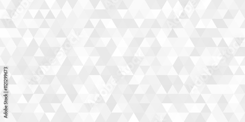 Geometric pattern with light triangles. Geometric modern ornament. Seamless abstract background