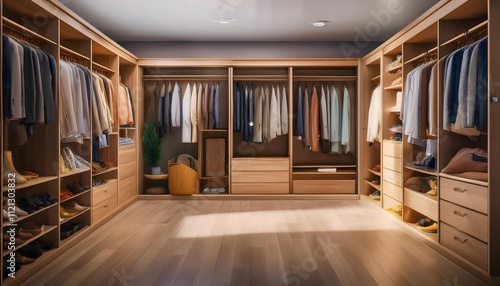 Armarios ordenados y organizados