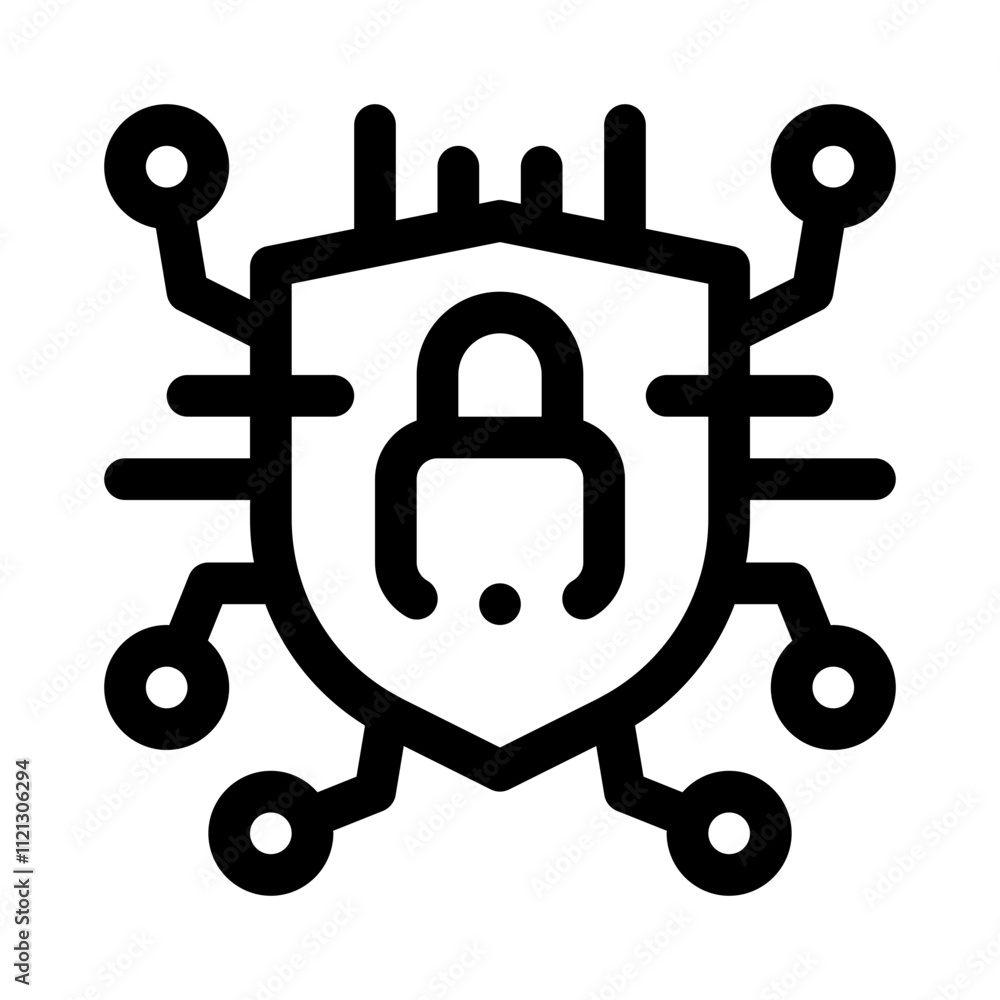 Cyber Security line icon Cyber Security line icon