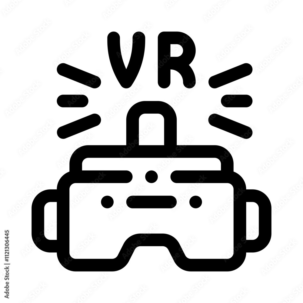 Virtual Reality line icon Virtual Reality line icon