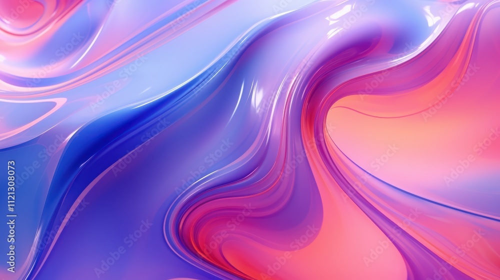 Abstract Swirling Pink and Purple Liquid Design Abstract Swirling Pink and Purple Liquid Design