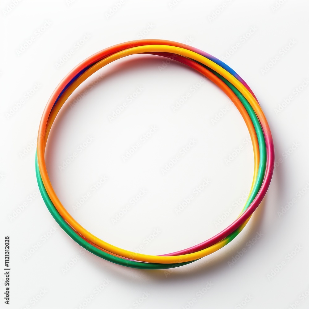 Hula-hoop isolated on white background Hula-hoop isolated on white background