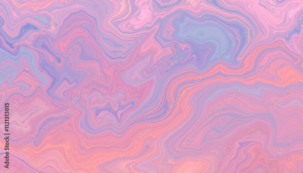 Fototapeta premium Abstract Pastel Swirls Pink Purple Background Design