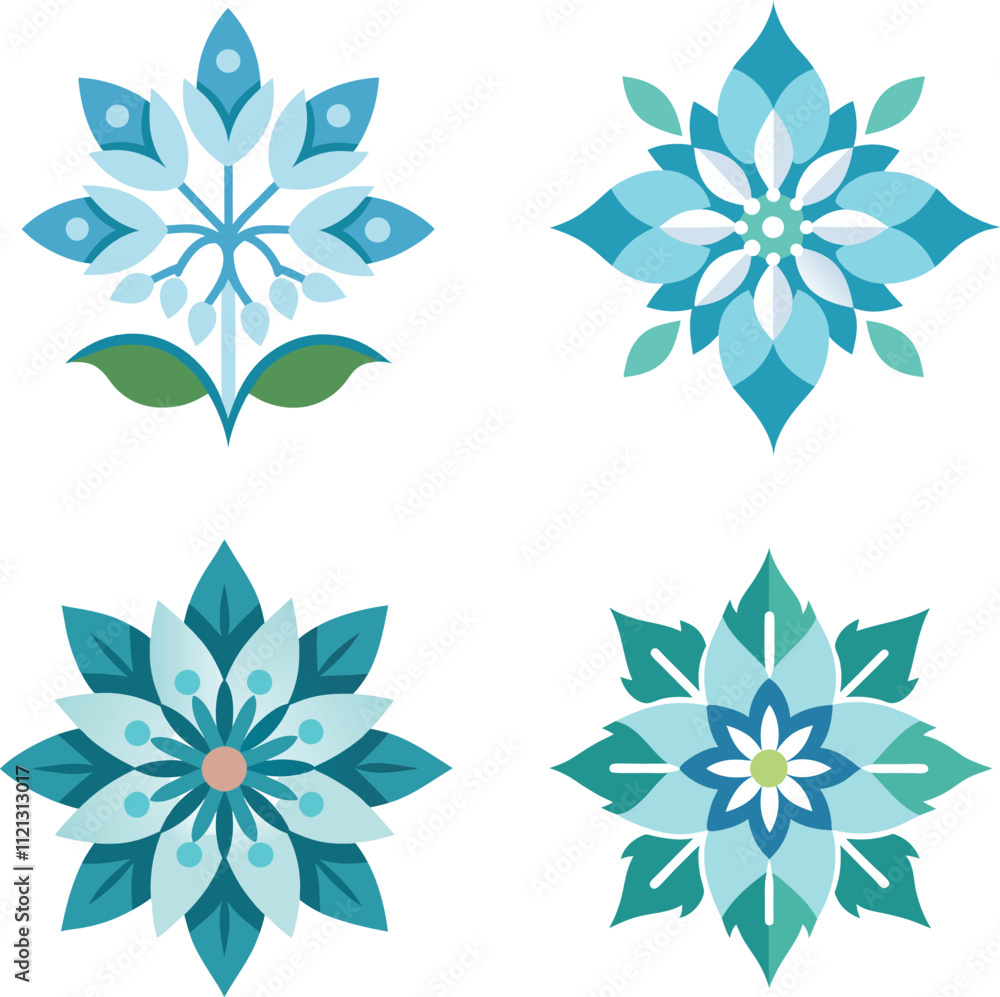 Obraz premium Flower Patten design vector illustration