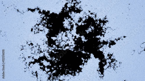 Frost window ice grow freezing animation to be used with transition layer screen vfx effect for christmas and cold winter video and movie projects. Black and white alpha mask included