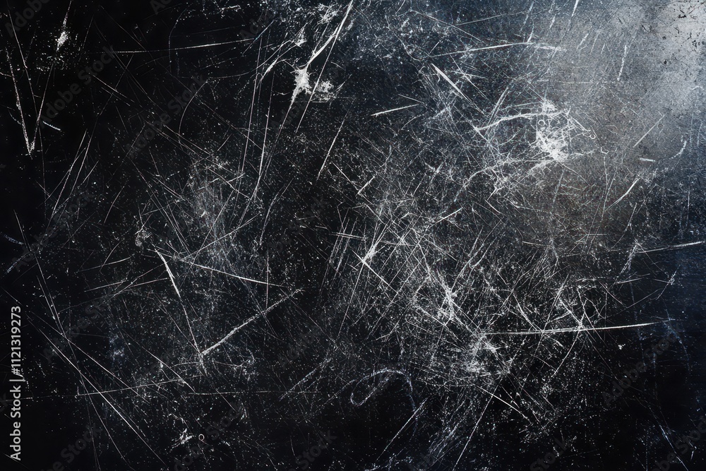 Abstract Black and White Scratched Surface Texture Abstract Black and White Scratched Surface Texture