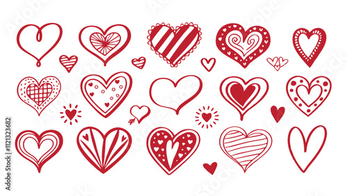 Creative Heart Illustrations for Love Themes