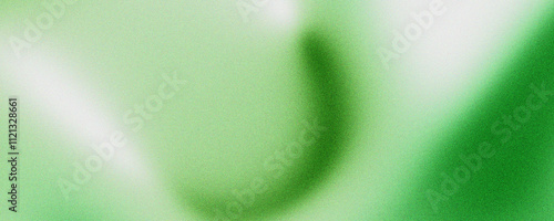 Abstract green grainy gradient background noise texture backdrop header design element