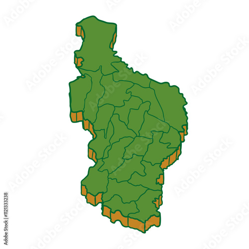 map of bekasi west java indonesia