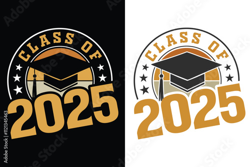 Class of 2025 Graduate Typography Print Design, Educational Typography Design, Educational Motivational Tee Design, EPS