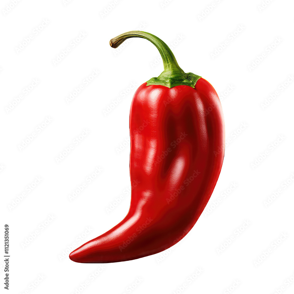Red Chili Pepper Isolated on Transparent background Red Chili Pepper Isolated on Transparent background