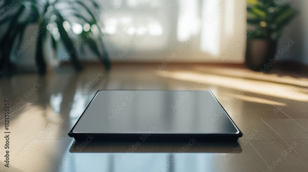 A sleek digital scale in minimalist design rests on a bright surface, symbolizing simplicity and a focus on health and fitness A sleek digital scale in minimalist design rests on a bright surface, symbolizing simplicity and a focus on health and fitness