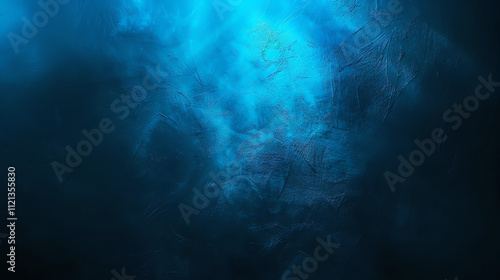 A dark, deep blue image with lighter, cloudy blue shapes.