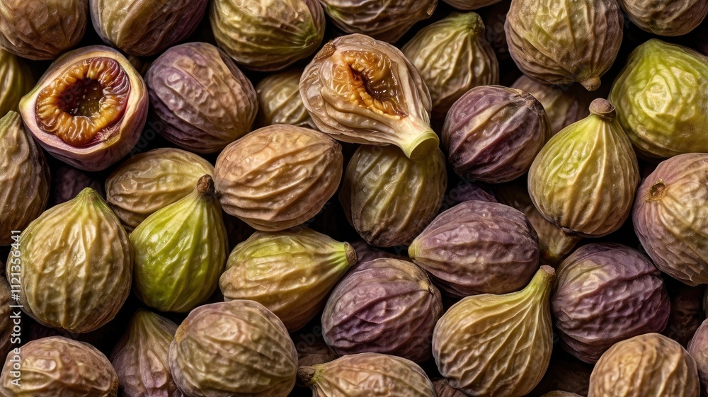 heap of dried baby figs isolated on a white background with clipping path heap of dried baby figs isolated on a white background with clipping path