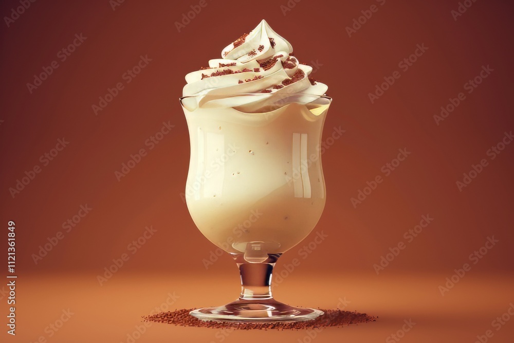Festive eggnog illustration celebrate national eggnog day with a cheerful holiday design Festive eggnog illustration celebrate national eggnog day with a cheerful holiday design