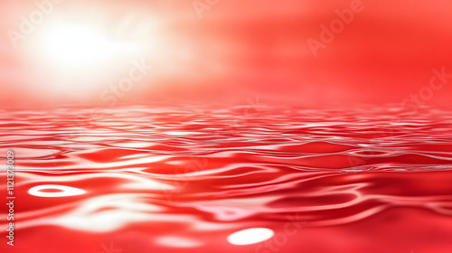 Red surface with reflections red water waves background simple spaces use us contemporary background graphic backdrop