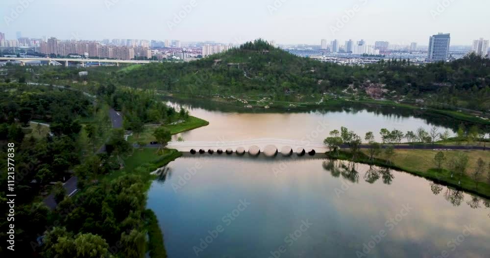 Shanghai Pudong New Area-Expo Park aerial photography Shanghai Pudong New Area-Expo Park aerial photography