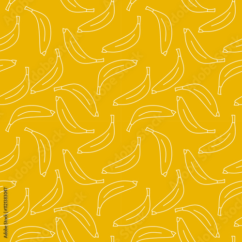 Simple Outline fruit seamless pattern, for textile or food wrapping