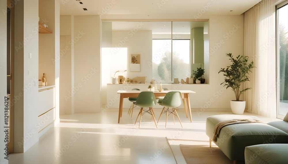 Modern living room interior composition with grey modern sofa, wooden , folding screen and modern Home Modern living room interior composition with grey modern sofa, wooden , folding screen and modern Home