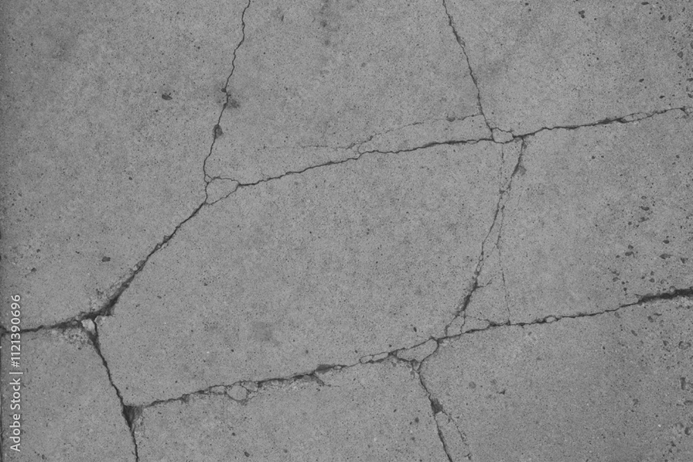Obraz premium cracked road, cracked wall texture background