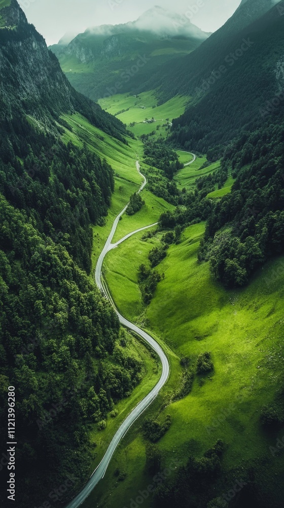 Serene Mountain Valley Road Trip