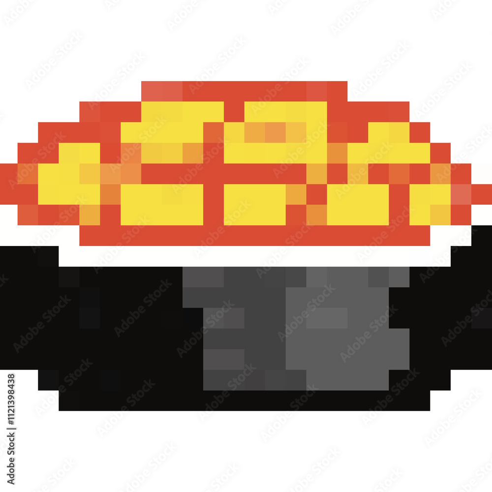 Sushi pixel art set,Japanese food, Rice and fish meal collection,Asian cuisine,8 bit,Game development, Mobile app, Pixelated Vector illustration Sushi pixel art set,Japanese food, Rice and fish meal collection,Asian cuisine,8 bit,Game development, Mobile app, Pixelated Vector illustration