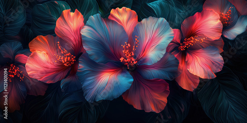 Wallpaper Mural Ethereal Blooms: A Journey Through Light and Petals Torontodigital.ca