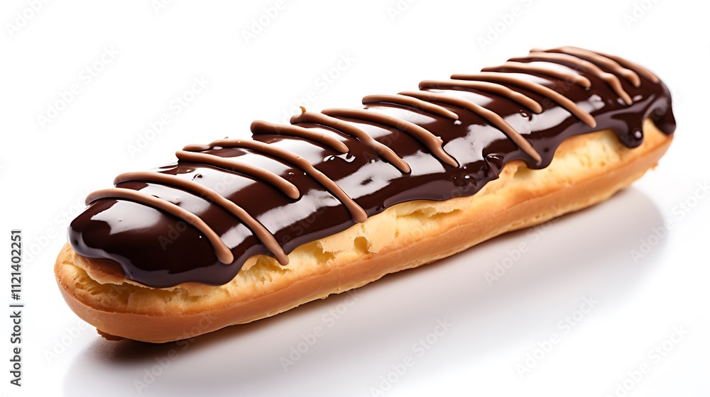 donut with chocolate icing isolated donut with chocolate icing isolated