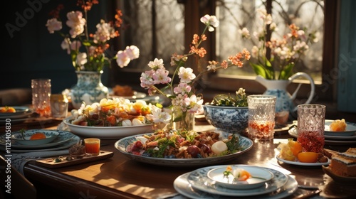 A Persian New Year (Nowruz) table setting photo