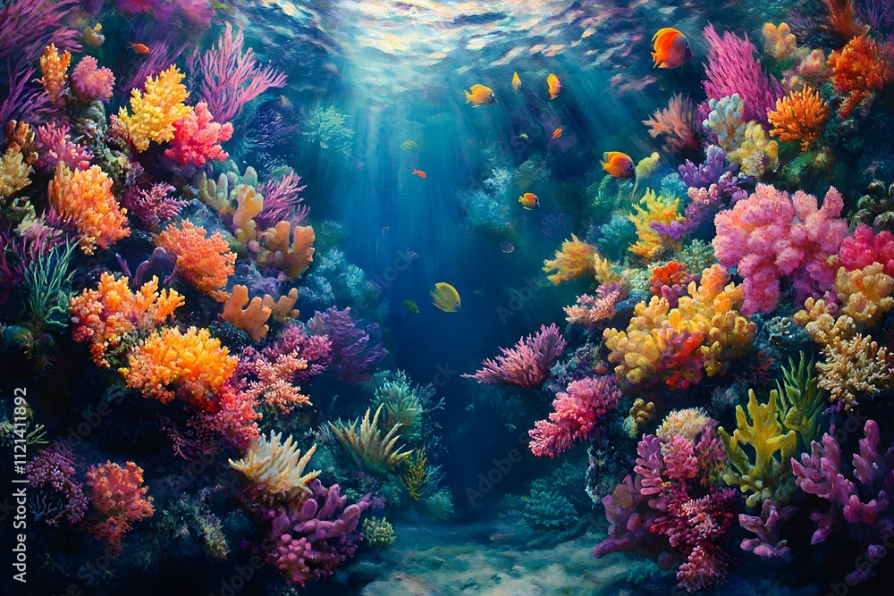 Coral reef underwater Coral reef underwater