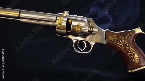 very cool and fierce futuristic weapon