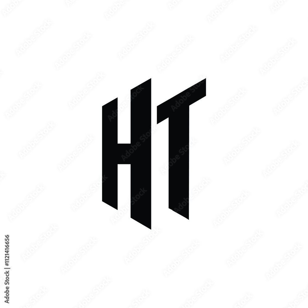 HT monogram logo design letter text name symbol monochrome logotype alphabet character simple logo HT monogram logo design letter text name symbol monochrome logotype alphabet character simple logo