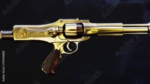 very cool and fierce futuristic weapon