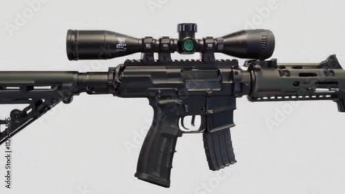 very cool and fierce futuristic weapon