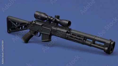 very cool and fierce futuristic weapon